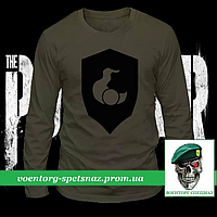 Военный реглан Метка Тзинча Хаос Warhammer 40000 олива потоотводящий (футболка с длинным рукавом)