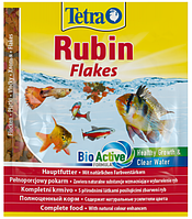 Корм Tetra Rubin Flakes для аквариумных рыбок, для окраски, 12 г (хлопья)