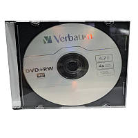 Диски Verbatim DVD+RW 4,7Gb/4x slim