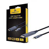 Кабель Cablexpert CC-USB3C-HDMI-01-6 USB 3.0 Type-C / HDMI-A, 4K 60Гц, 1.8м