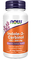 Now foods Indole-3-carbinol, I3C 200 mg, индол-3-карбинол 200 мг 60 капсул