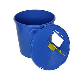 Бак для медичних відходів 8 л, пластик, синій Afacan Plastik