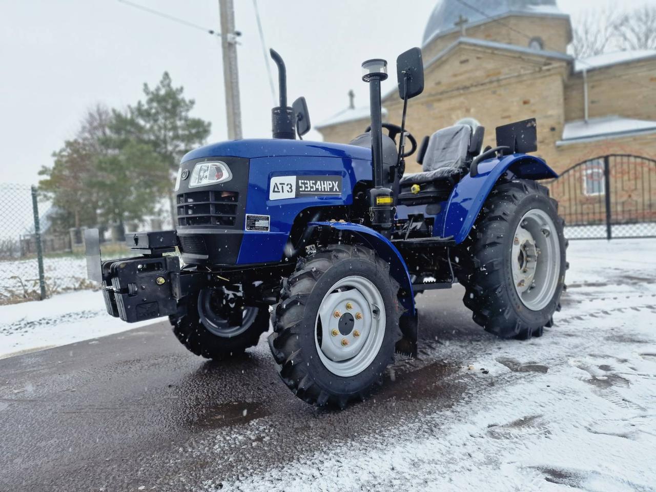 Минитрактор украинской сборки ДТЗ5354НРХ, пощный двигатель 35л.с, реверс, блокировка, гидроусилитель - фото 3 - id-p2032317311