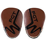 Лапи боксерські вигнуті (2 шт.) FLEX FGT FT3018 25х18х5 см, фото 3