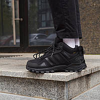 Зимние черные мужские кроссовки Adidas Terrex Swift R3 Gore-tex