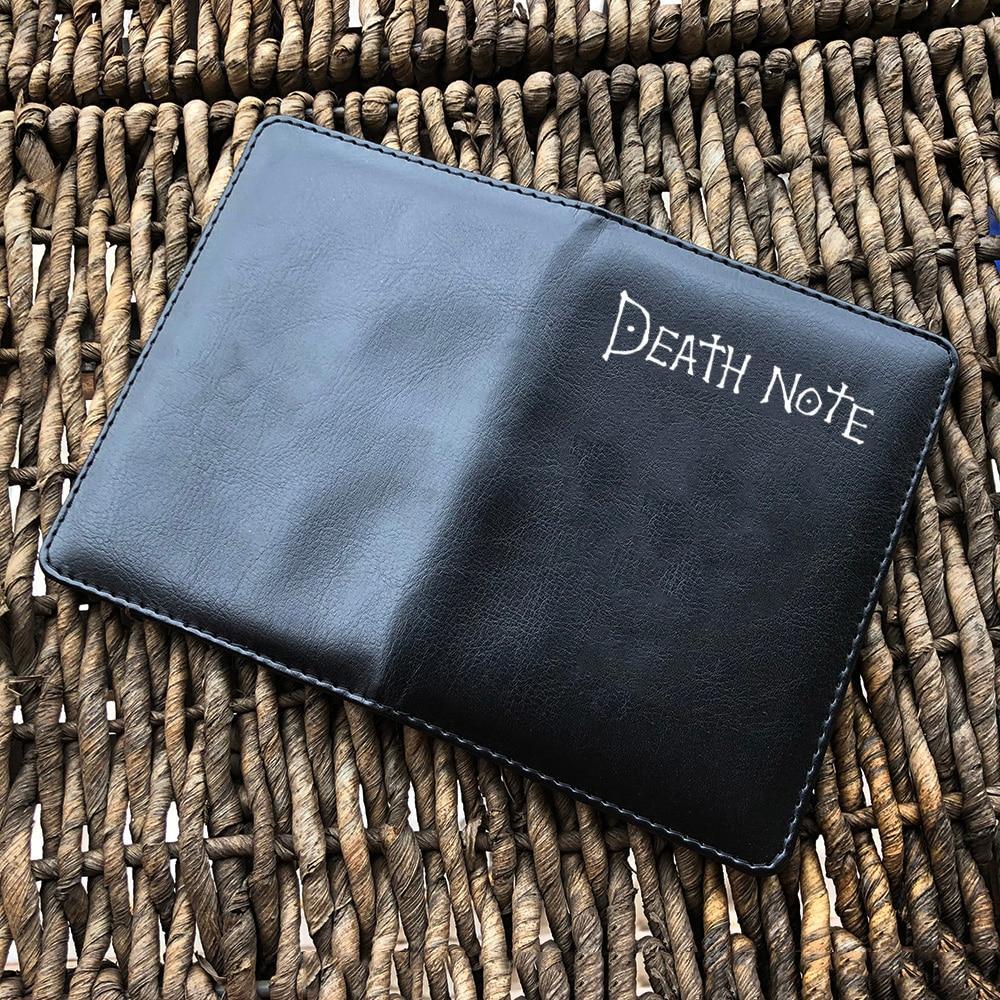 Обкладинка для паспорта Зошит смерті Death note аніме екошкіра чорний