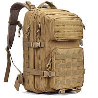 Рюкзак военный тактический армейский MOLLE 50L койот