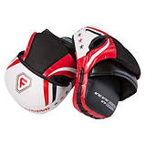 Лапи боксерські вигнуті (2 шт.) FLEX CombatTraining FT/FP-3077W 24х18х5 см, фото 2