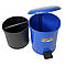 Бак для сміття з педаллю 30 Л, пластик, синій Afacan Plastik, фото 4