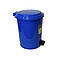 Бак для сміття з педаллю 30 Л, пластик, синій Afacan Plastik, фото 5