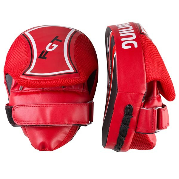 Лапи боксерські вигнуті (2 шт.) FLEX CombatTraining FT/FP-3077R 24х18х5 см, фото 1
