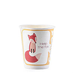 Стакан паперовий одношаровий Лабіринт 275мл (FC)(КР-80)(50шт/уп)(1500ящ)