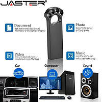 Флеш накопитель Jaster 128 Гб (USB 2.0, повышенная скорость, компактная флешка, металическая, лапки)