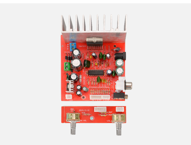Аудіо підсилювач 2.1 TDA7377 12В AC/DC 3х38Вт DX-219A