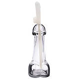Скляний келих LIBO у формі чоловічого пінису 100 ml, фото 2
