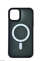 Чохол накладка Apple iPhone 13 Pro Max, Matte Guard MagSafe, чорний (KG-6836)