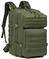 Рюкзак военный тактический армейский MOLLE 50L Olive хаки