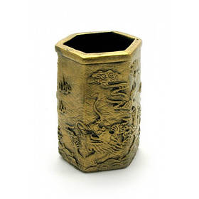 Органайзер для канцелярії настільний 11х7х8 см Дракони