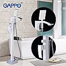 Підлоговий змішувач для ванни GAPPO G3007-8, білий/хром, фото 2