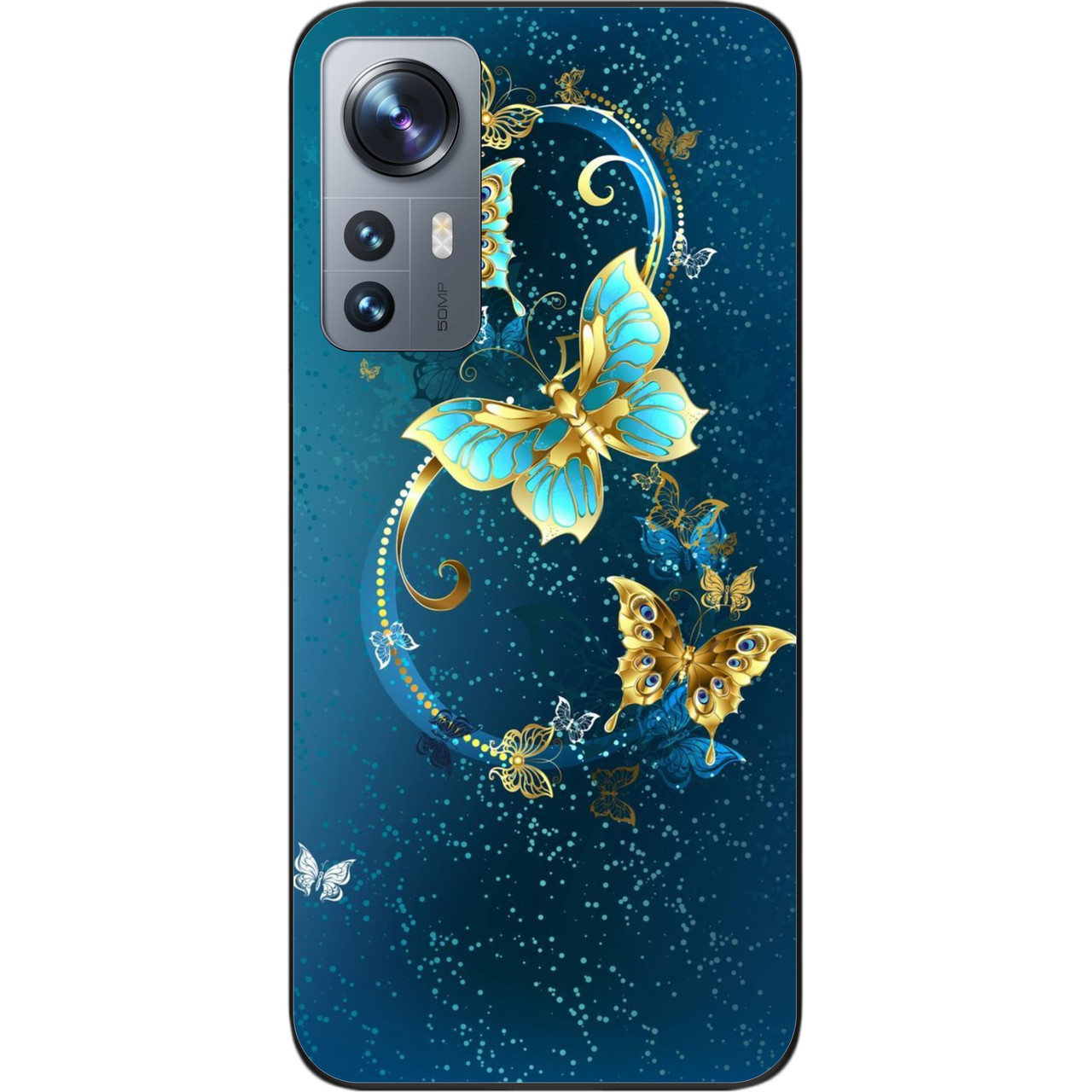 Оригінальний чохол Epik для Xiaomi 12/12X з картинкою Метелики