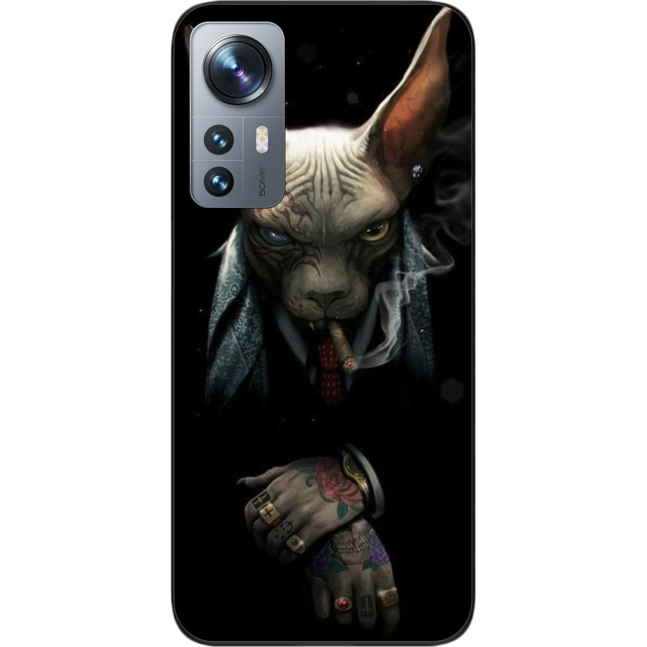 Силіконовий чохол Epik для Xiaomi 12 / 12X з картинкою Кіт Бос