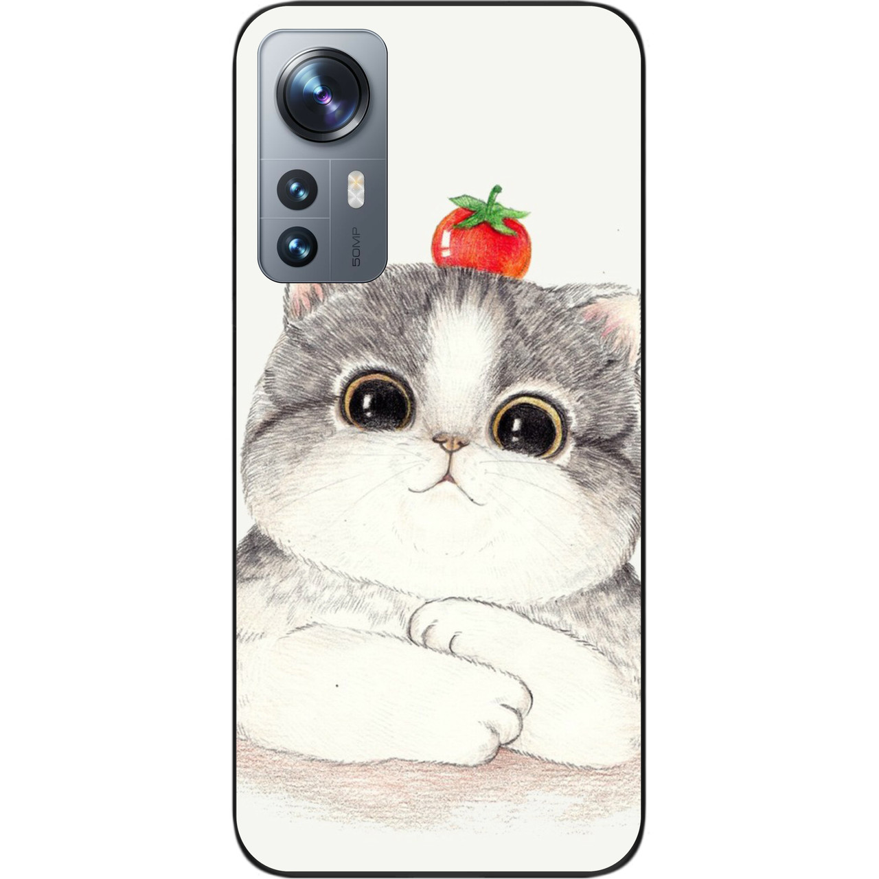 Силіконовий чохол Epik для Xiaomi 12 / 12X з картинкою Кошеня