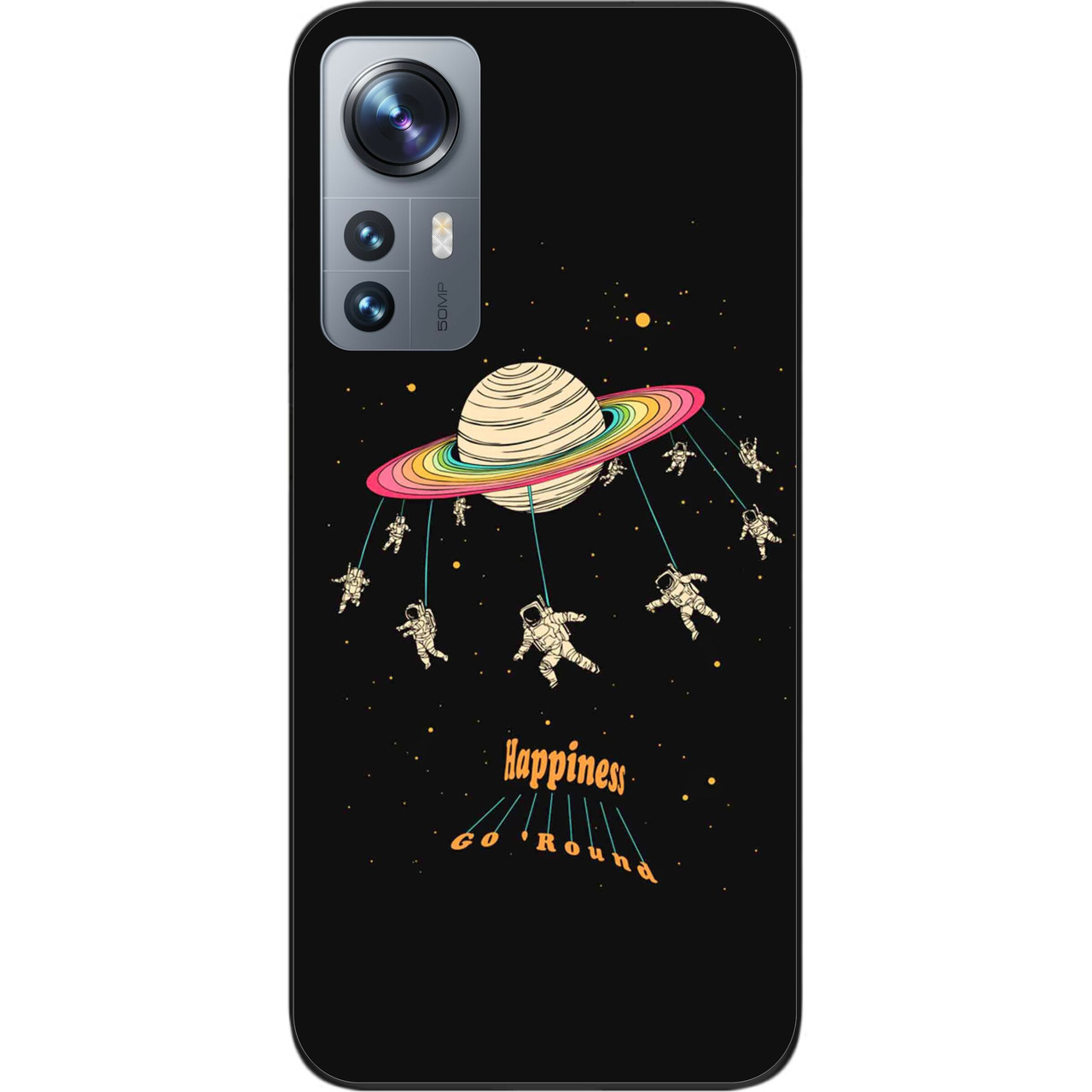 Силіконовий чохол бампер Epik для Xiaomi 12/12X з картинкою Карусель
