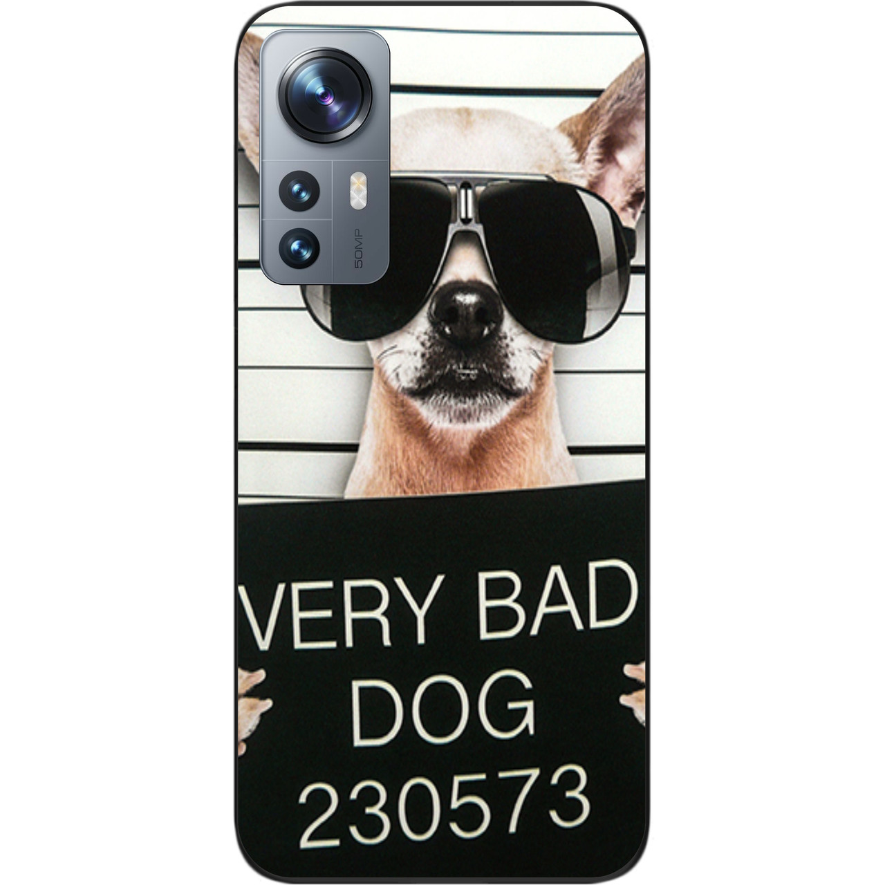 Чохол силіконовий Epik для Xiaomi 12 / 12X з картинкою Bad Dog