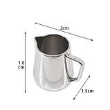 Мініатюра глечик 1.8*2 см Метал, фото 2