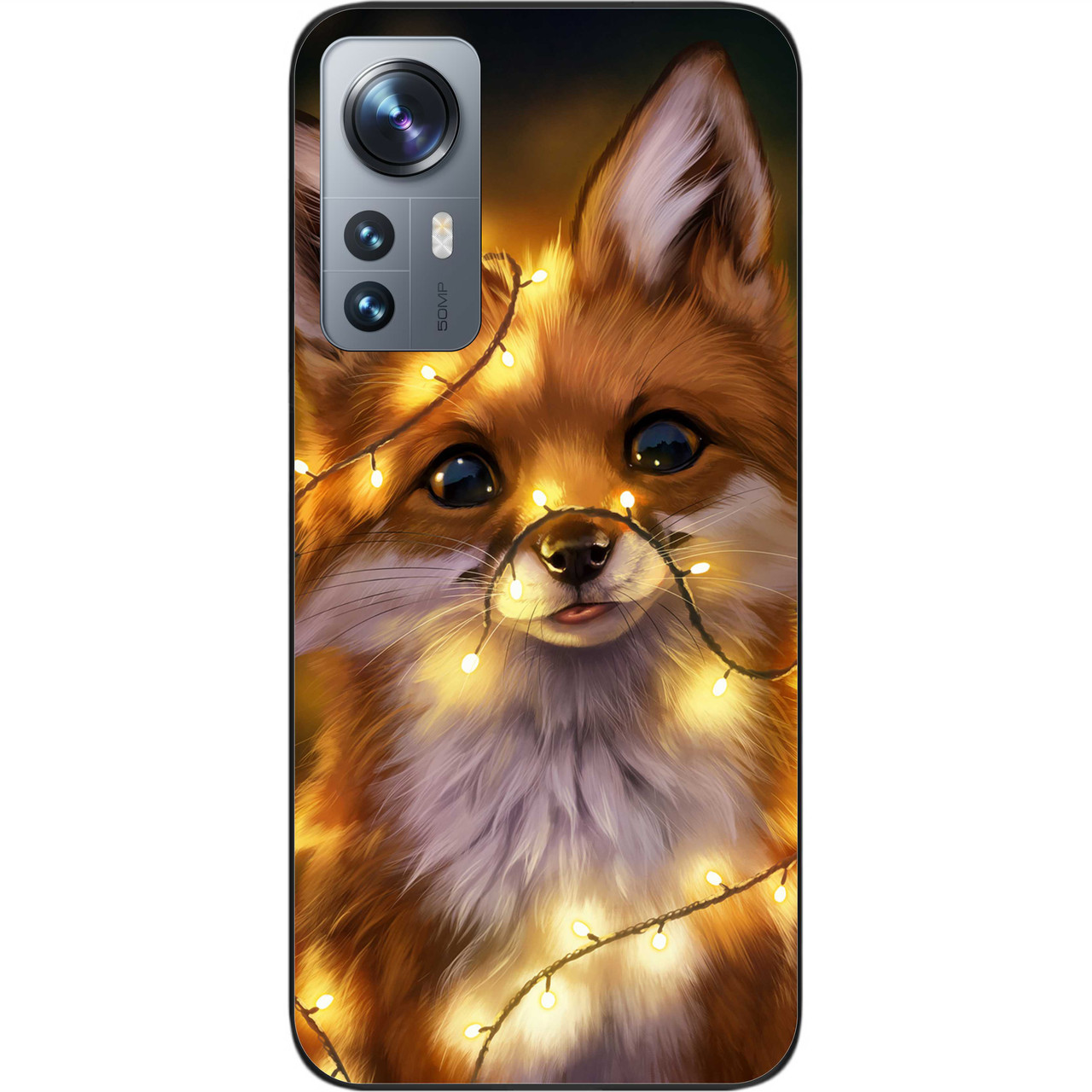 Силіконовий чохол Epik для Xiaomi 12/12X з картинкою Лисичка