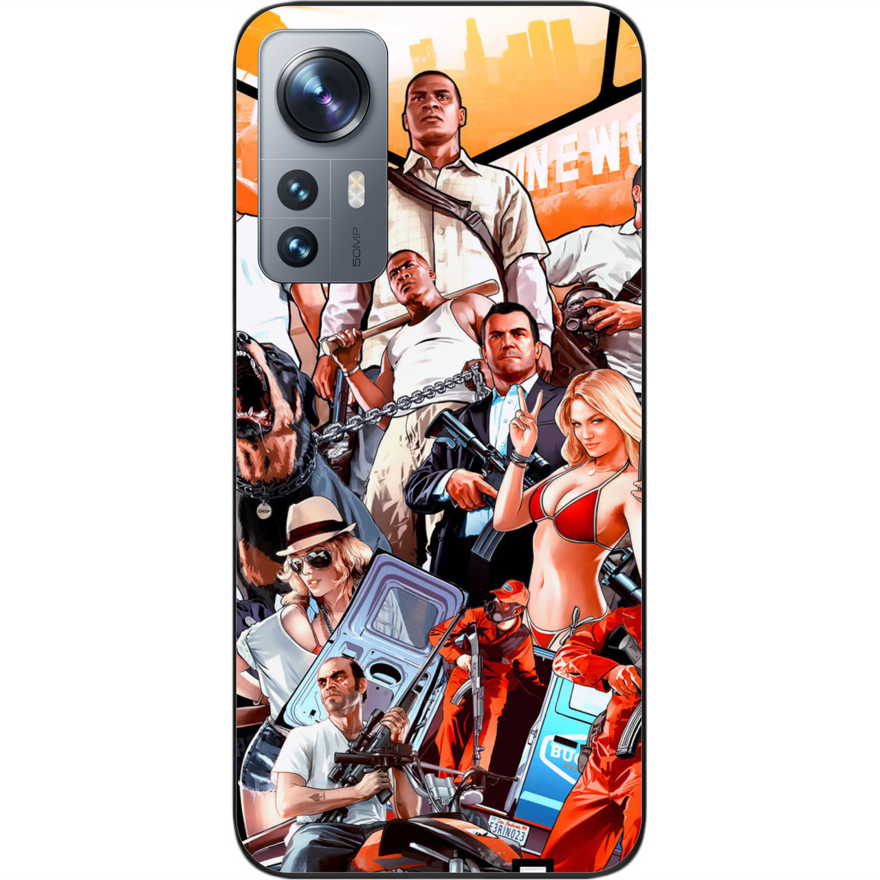 Силіконовий чохол Epik для Xiaomi 12 / 12X з картинкою Гра GTA