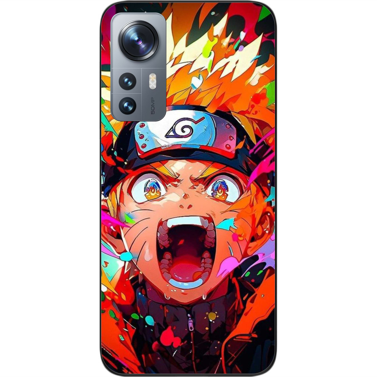 Силіконовий чохол Epik для Xiaomi 12/12X з картинкою Наруто Узумакі арт