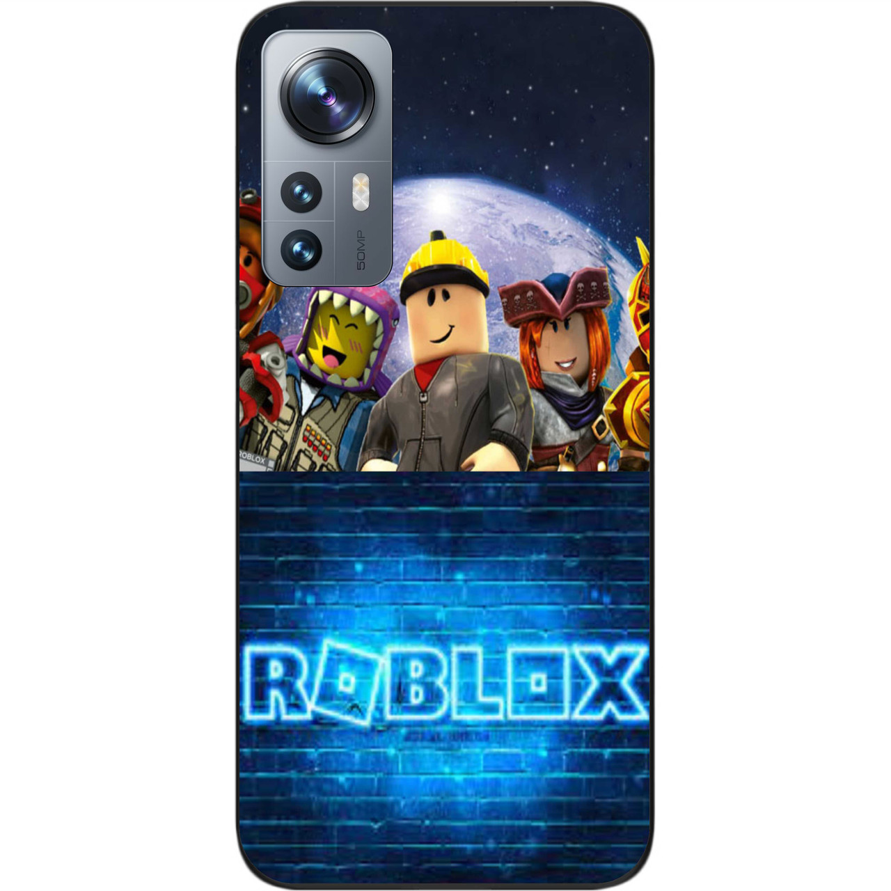 Силіконовий чохол бампер Epik для Xiaomi 12/12X з картинкою Roblox гра