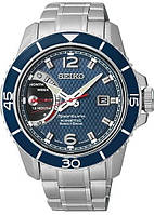 Мужские оригинальные наручные водонепроницаемые часы Seiko SRG017P1 Sportura Kinetic Direct Drive