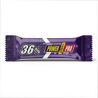 Протеиновые батончики 36% лесные ягоды Power Pro (Protein Bar 36% Wild Berry) 20 шт по 60 г