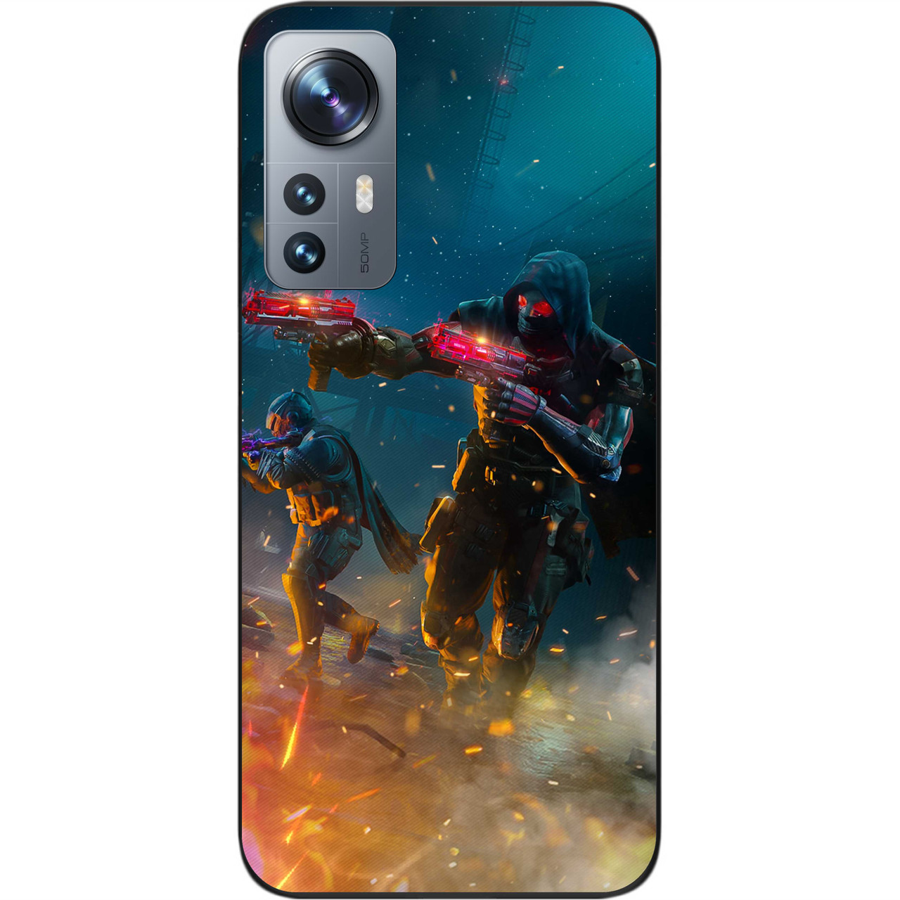 Чохол силіконовий Epik для Xiaomi 12 / 12X з картинкою Call of Duty Nikto