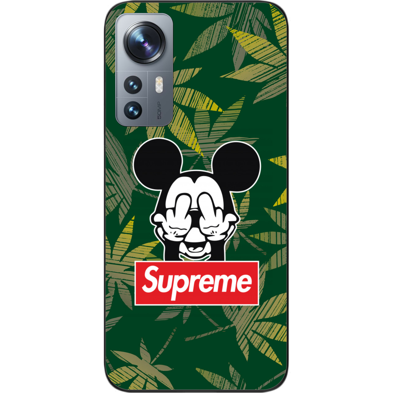 Оригінальний чохол Epik для Xiaomi 12/12X з картинкою Мікі Supreme