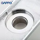 Трап для душу GAPPO G82050, латунь, 100х200 мм, хром, фото 4