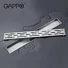 Трап для душу GAPPO G85007-1, 70х500 мм, нержавіюча сталь, фото 2