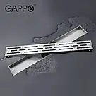 Душовий трап GAPPO G86007-1, 70х600 мм, нержавіюча сталь, фото 2