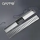 Трап для душу GAPPO G85007-3, 70х500 мм, нержавіюча сталь, фото 2