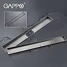 Лінійний трап під плитку GAPPO G87007-4, 70х700 мм, нержавіюча сталь, фото 3