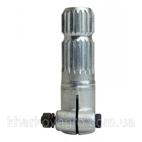 Перехідник ВВП карданного валу (адаптер) втулка на вал ф30 під шпонку, вал 6 шліців, фото 1