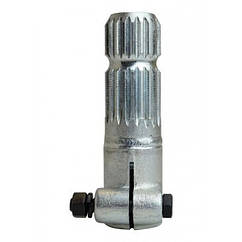 Перехідник ВВП карданного валу (адаптер) втулка на вал ф30 під шпонку, вал 6 шліців