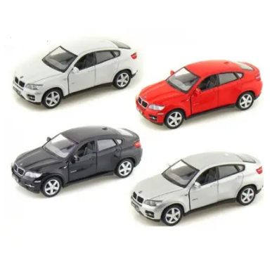 BMW X6 металева машинка KINSMART інерційна KT5432W (4 кольори)