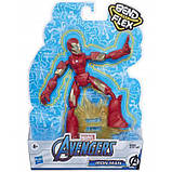 Фігурка для геймерів Hasbro Avengers Bend and flex Айрон Мен 15 см (E7377_E7870) (код 1505247), фото 2