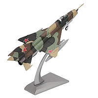 Модель самолета Миг-21 метал масштаб 1:100