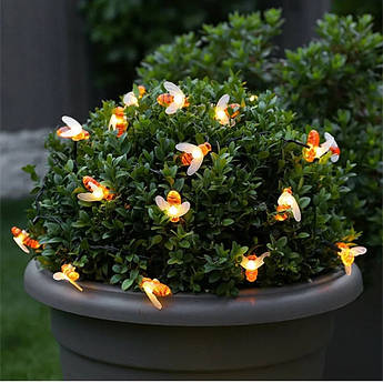 Гірлянда Бджілки | 20 штук | 3 метри | від 220 В