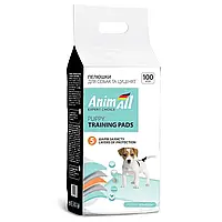 Пелюшки для собак та цуценят 100 штук (60×45 см) AnimAll Puppy Training Pads