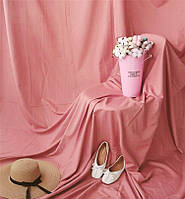 Фотофон тканинний безшовний штора 2 x 2.4 м рожевий Puluz TBD0590354103B